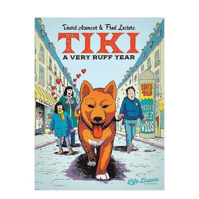 【预售】英文漫画 【2023哈维奖*佳国际图书】Tiki: 艰难的一年 Tiki: A Very Ruff Year 原版英文漫画图书书籍