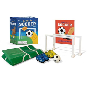 文创套装 现货 桌面足球 Goal Minis Desktop 节日礼物书籍 英文原版 迷你足球场游戏桌面摆件 Soccer