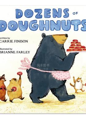 【预售】甜甜圈无限供应 Dozens of Doughnuts 英文原版进口外版图书