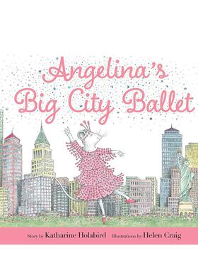 【预售】安吉丽娜在大城市的芭蕾舞团 【Angelina Ballerina】Angelina's Big City Ballet 原版英文儿童绘本