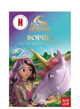 【预售】独角兽学院：索菲亚与魔法邀请函 Netflix系列剧集 Unicorn Academy 原版英文儿童章节书图书(预计26年1月出版)