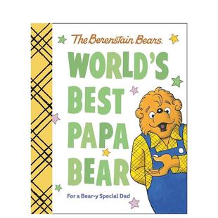 Best 英文儿童绘本 世界上最好 原版 Bear Papa World 熊爸爸 预售