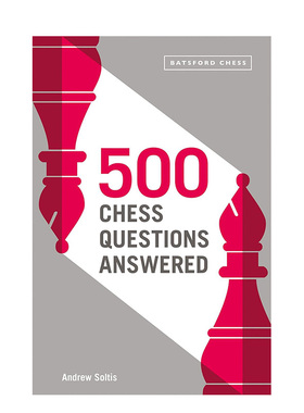 【预售】500 个国际象棋问答：适用于所有新棋手 500 Chess Questions Answered: for all new chess players英文生活综合原版图