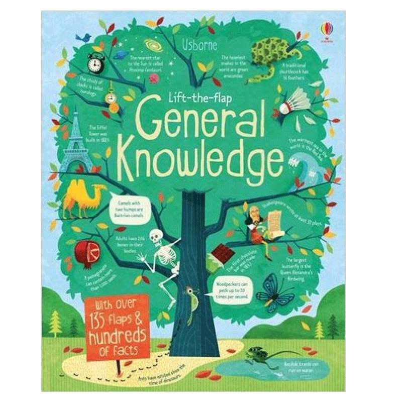 【现货】lift-the-flap general knowledge常识 英文儿童互动翻翻书