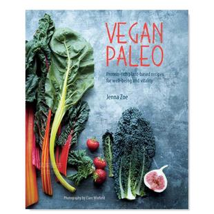 Paleo 纯素食旧石器时代 图书外版 现货 进口书籍 原版 Vegan 植物性食谱英文餐饮 富含蛋白质
