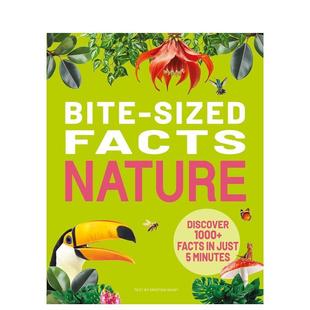 Sized 英文儿童绘本图书书籍 1000 原版 Nature Facts Bite 自然 简短事实 预售