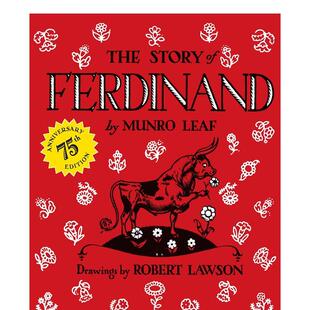 牛 英文儿童绘本图书 原版 Ferdinand 现货 爱花 75th The 75周年纪念版 Edition Story anniversary