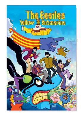 【现货】黄色潜水艇 披头士乐队 The Beatles Yellow Submarine 动画电影 英文漫画书原版进口图书 Bill Morrison 精装