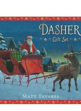 【预售】圣诞礼品书套装 Dasher Gift Set 原版英文儿童绘本图书书籍