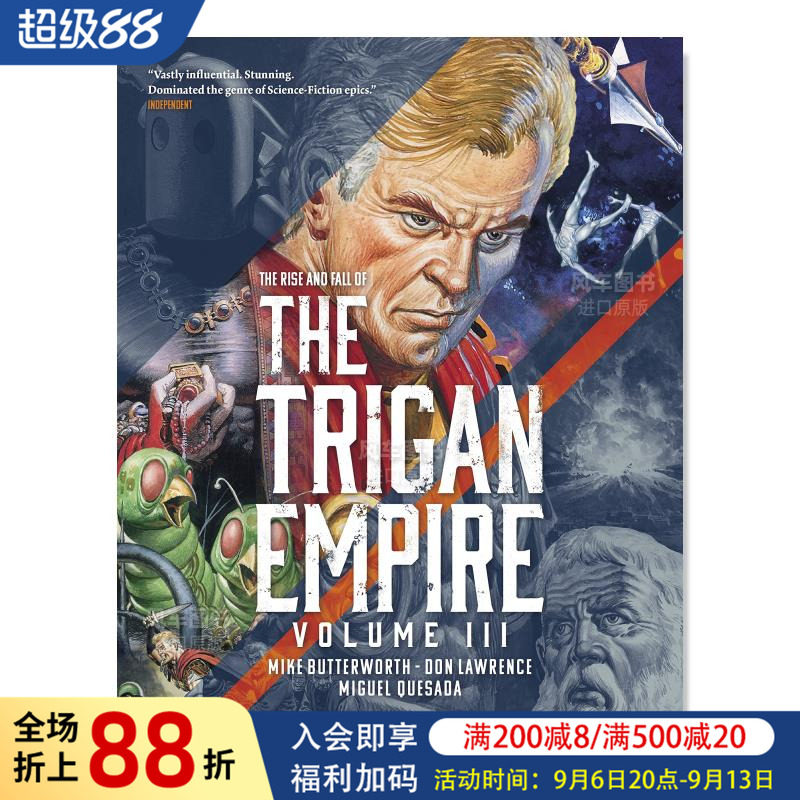 【预售】三角帝国的兴衰 卷3 The Rise and Fall of the Trigan Empire, Volume III(3) 英文原版漫画书原装进口图书籍 平装