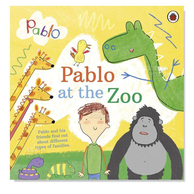 【预 售】帕布罗在动物园 pablo at the zoo英文儿童绘本 ladybird