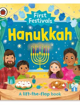 【预售】第一个节日：光明节 First Festivals: Hanukkah 英文儿童绘本原版图书外版进口书籍Ladybird Ladybird