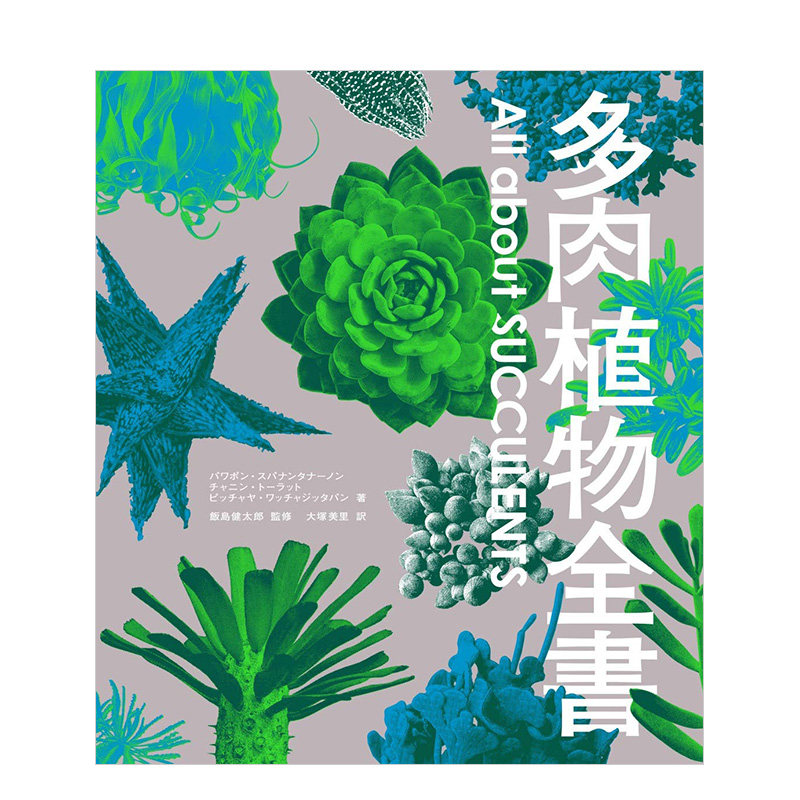 【现货】多肉植物全书 All about SUCCULENTS 日文原版 仙人掌全书续篇 稀少野生株书籍进口