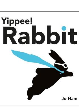 【预售】【英国插画师Jo Ham】好耶！兔子（纸板书） Yippee! Rabbit 原版英文儿童绘本