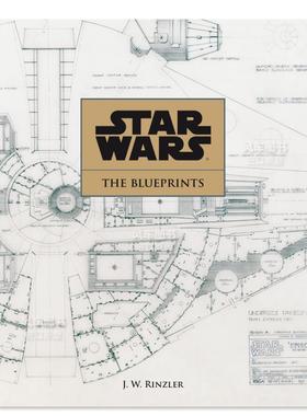 【预售】星球大战：蓝图 Star Wars: The Blueprints 英文原版影视周边书籍卢卡斯电影档案馆原始技术图纸 J.W Rinzler