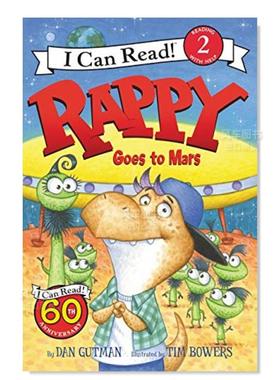 【现货】Rappy去了火星 Rappy Goes to Mars英文儿童绘本原版图书进口书籍Gutman, Dan