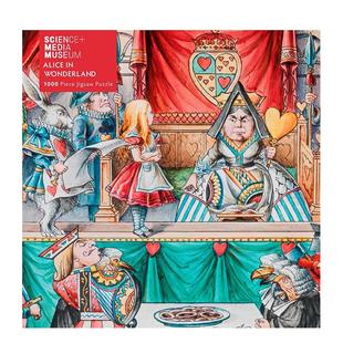 【现货】科学博物馆:爱丽丝梦游仙境 【1000-piece Jigsaw Puzzles】Science Museum: Alice in Wonderland 原版拼图图书