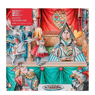 【现货】科学博物馆：爱丽丝梦游仙境 【1000-piece Jigsaw Puzzles】Science Museum: Alice in Wonderland 原版拼图图书