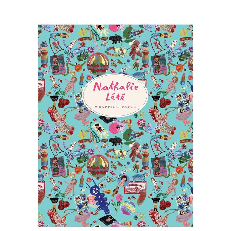 【预售】娜塔莉·莱特创意包装纸集 Nathalie Lété Wrapping Paper 原版包装纸图书书籍