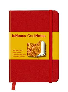 【现货】CoolNotes Small 9 13cm Red Zebra Yellow Red 小号笔记本 红色 黄红