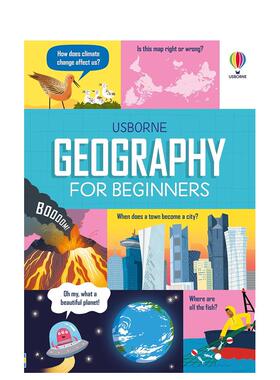 【现货】【少年商学院】读懂地理 【For Beginners】Geography 英文原版儿童英语阅读启蒙 Usborne尤斯伯恩少儿科学科普读物图书