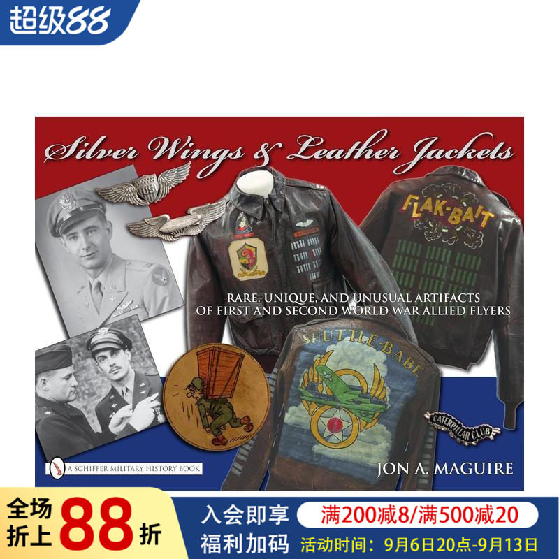 【预售】世界大战之徽章军服 Silver Wings & Leather Jackets 原版英文人文历史