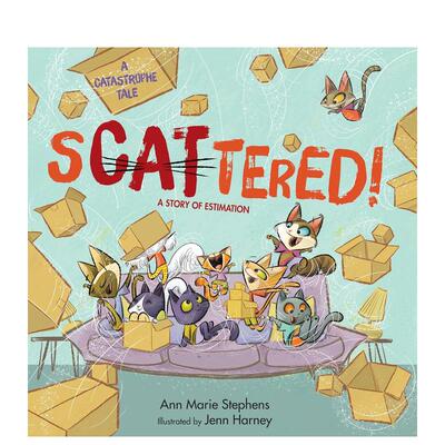 【现货】猫猫大逃散！ sCATtered! 原版英文儿童绘本图书书籍