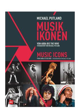 【预售】音乐偶像：从ABBA到The Who Music Icons 原版英文摄影作品集肖像图书