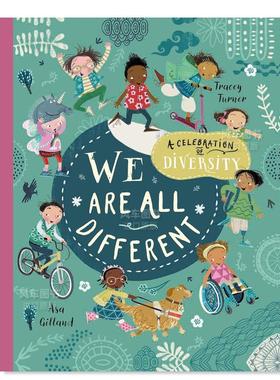 【预售】我们都是不同的：多样性的庆典！ We Are All Different: A Celebration of Diversity! 英文儿童绘本原版图书外版进口书
