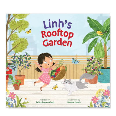 Linh的屋顶花园英文儿童绘本虚