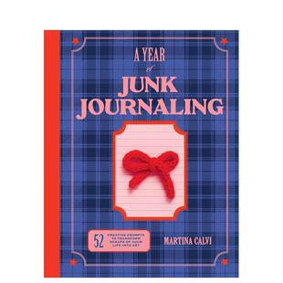 Year Junk 原版 垃圾手账年记 Journaling 英文手工制作图书书籍 预售