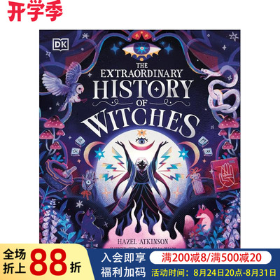 【预售】女巫千年史：从猎巫运动到现代魔法复兴 The Extraordinary History of Witches 原版英文儿童绘本图书书籍