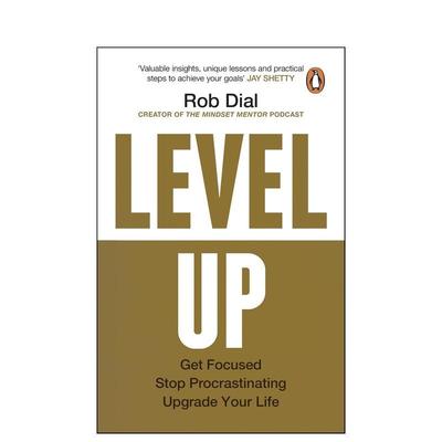 【预售】升级：专注、停止拖延、提升人生 The Mindset Mentor主持人的实用生活指南 原版英文生活综合图书(预计26年1月出版)