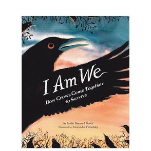 自然启蒙图书 群鸦共生：乌鸦 科普力作 英文儿童绘本 原版 生存智慧 现货