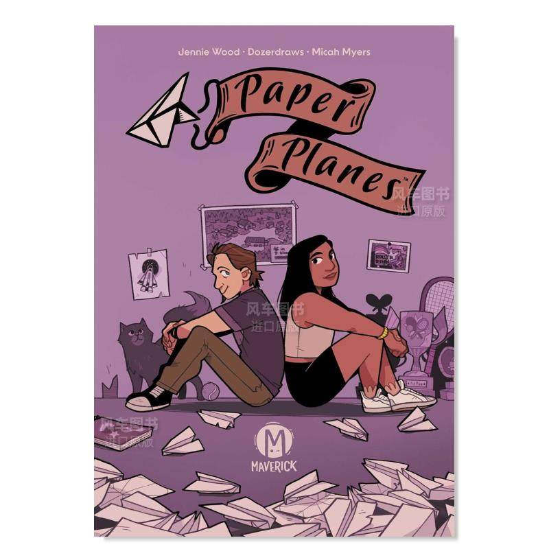 【预 售】纸飞机paper planes英文儿童漫画 原版图书进口外版书籍wood