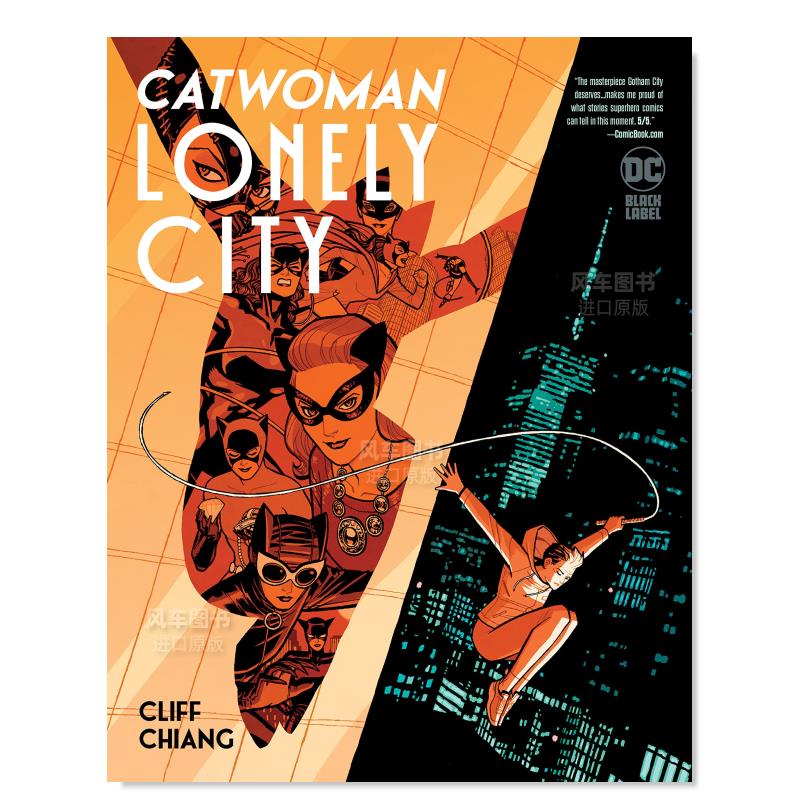 【预 售】DC漫画 猫女:孤独之城 Catwoman: Lonely City 英文原版漫画书原装进口图书籍美漫 精装 书籍/杂志/报纸 艺术类原版书 原图主图