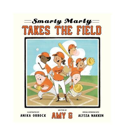 【预售】聪明的马蒂开战 Smarty Marty Takes The Field 原版英文儿童绘本 进口图书