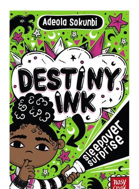 【预售】命运墨水:过夜惊喜 Destiny Ink: Sleepover Surprise 原版英文儿童桥梁书
