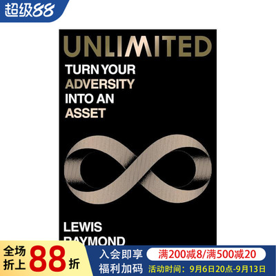 【预售】无界人生：将逆境化为自身筹码 Unlimited: Turn Your Adversity into an Asset 原版英文商业行销