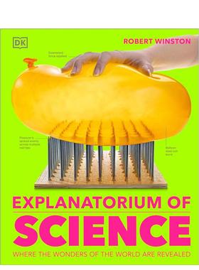 【预售】DK科学讲解室 Explanatorium of Science(DK Explanatorium) 英文原版儿童科学解释化学/物理学/生物学指南书籍百科科普