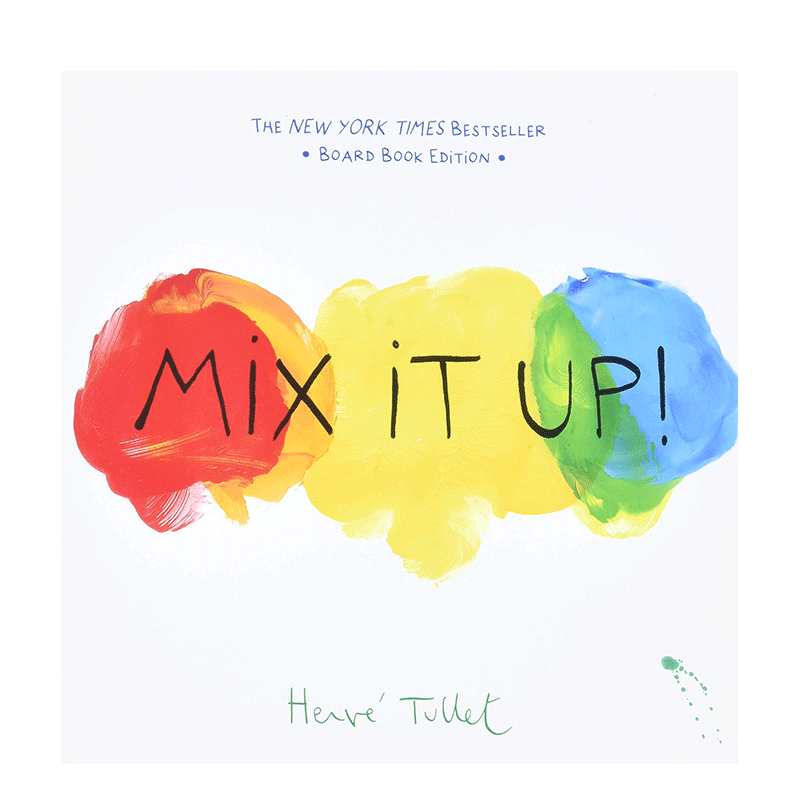 【现货】变变变 Mix It Up 埃尔维·杜莱互动游戏绘本3-6岁 英文原版儿童想象力启蒙趣味纸板书 点点点后续作品 想象力培养玩具书