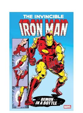 【预售】英文漫画 钢铁侠：酒瓶心魔 Iron Man: Demon In A Bottle [New Printing 2] 原版英文图书