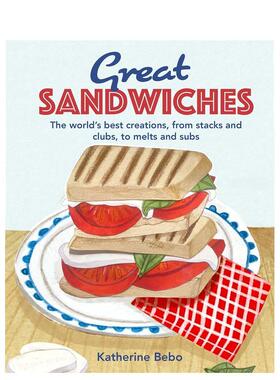 【现货】了不起的三明治 Great Sandwiches 原版英文餐饮生活美食图书书籍