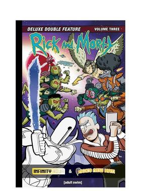 【现货】瑞克和莫蒂 豪华特辑 卷3 Rick and Morty Deluxe Double Feature Vol. 3 原版英文漫画书图书书籍