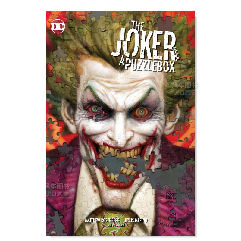【预售】DC漫画 小丑的礼物:拼图盒 The Joker Presents:A Puzzlebox  英文漫画书原版进口图书 平装 超级英雄系列美漫书籍谜语人