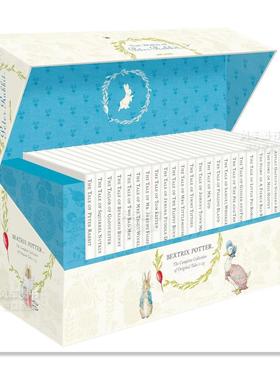 【现货】彼得兔的世界(1-23册白色封皮套装) The World of Peter Rabbit 英文儿童故事书7-10岁英语启蒙原版图书Beatrix Potter