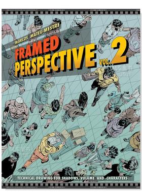 【现货】框架透视教程2 英文原版 Framed Perspective Vol. 2 Marcos Mateu-Mestre 人物透视绘画教程教学入门书籍