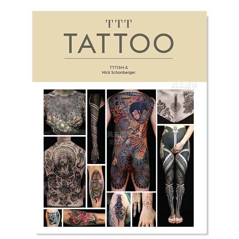 【现货】TTT: Tattoo,纹身英文字体图案标志设计 原版图书外版进口书籍