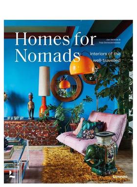 【预售】游牧者的家:旅途中的室内装饰 Homes For Nomads: Interiors of the Well-Travelled 原版英文室内设计装饰图书书籍