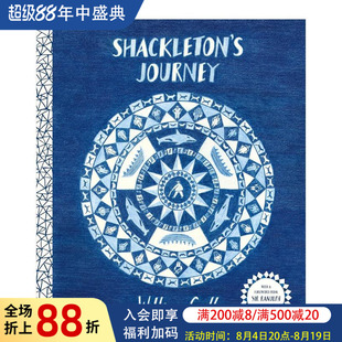 【现货】极地重生(10周年纪念版) 纽约时报十佳绘本 Shackleton's Journey 英文原版儿童知识科普百科绘本10-12岁进口英语图书